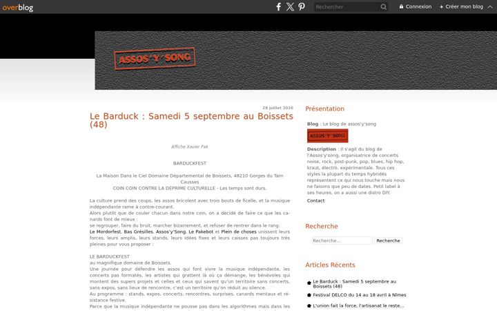 Snímek obrazovky assos-y-song.com