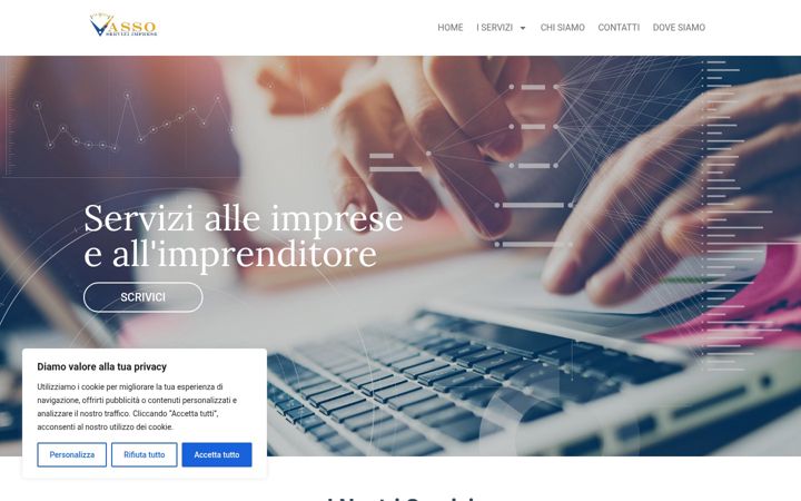 Screenshot of assoservizimprese.com