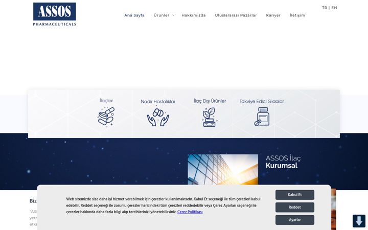 Screenshot of assospharma.com