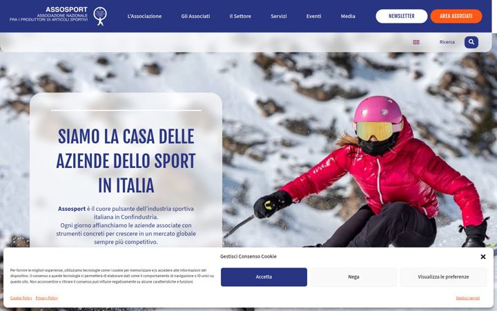 Screenshot von assosport.it
