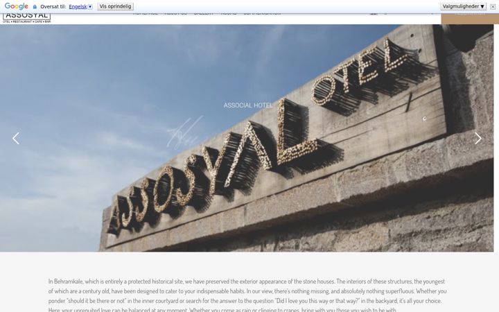 Screenshot of assosyalhotel.com