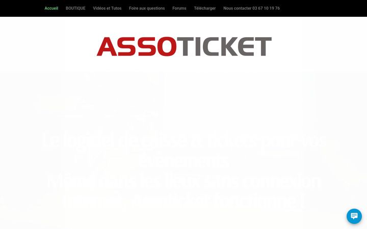 Screenshot of assoticket.fr