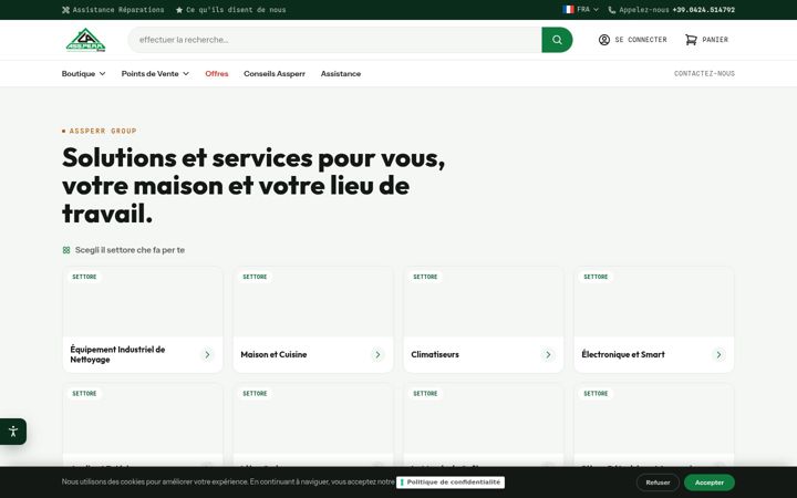 Ekrano kopija assperr.fr