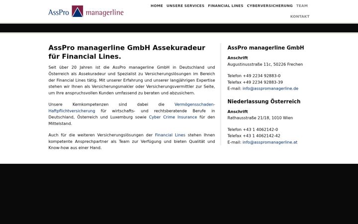Képernyőkép: asspromanagerline.de