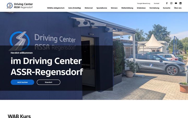 Screenshot of assr.ch