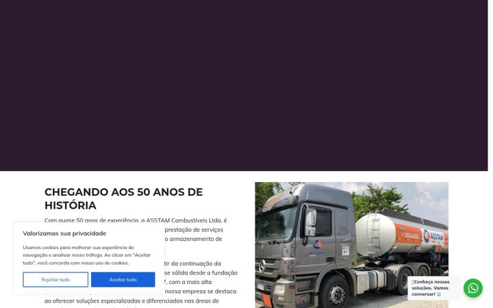 Screenshot of asstam.com.br