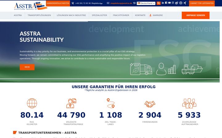 Képernyőkép: asstra.de