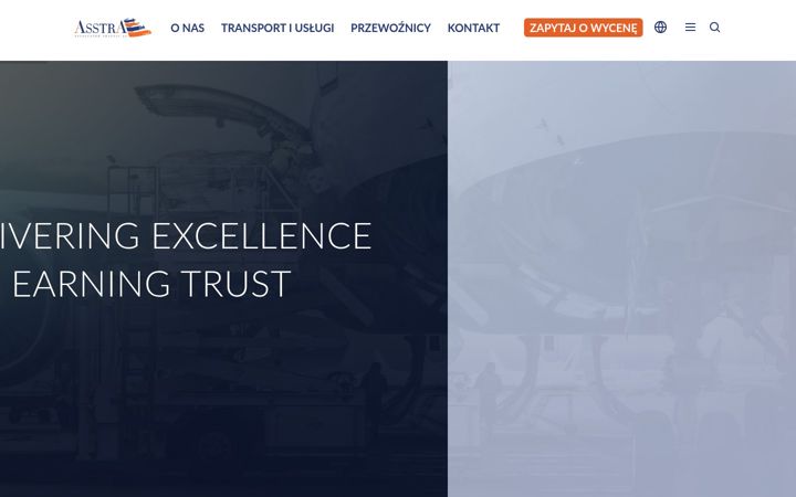 Screenshot of asstra.pl