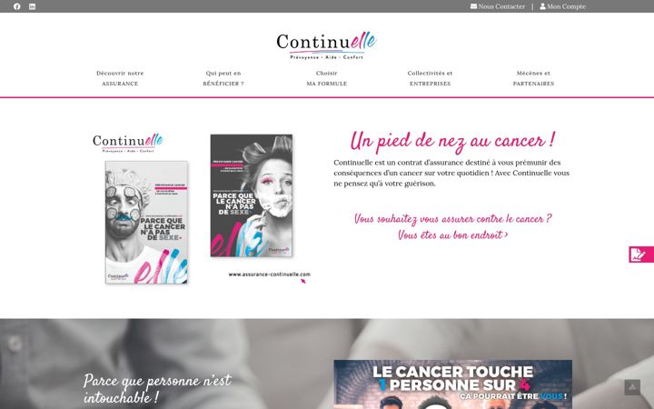 Skærmbillede af assurance-continuelle.com