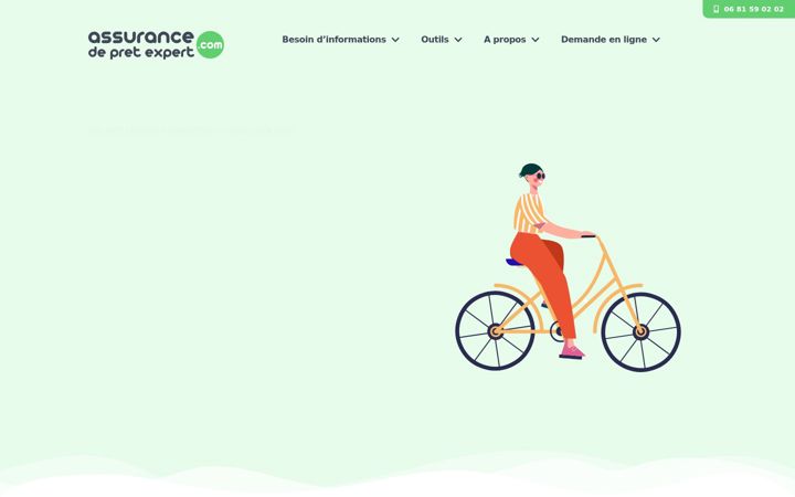 Screenshot of assurance-de-pret-expert.com