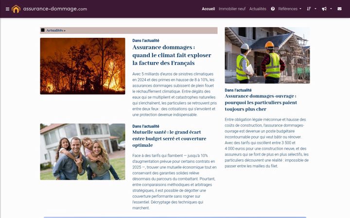 Screenshot of assurance-dommage.com