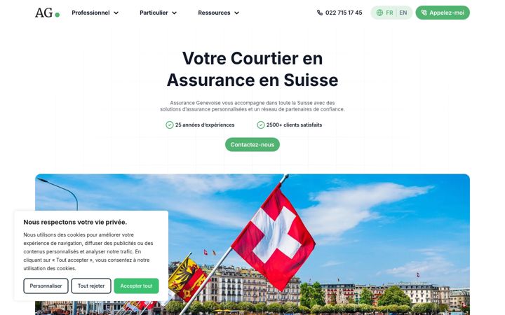 Screenshot of assurance-genevoise.ch