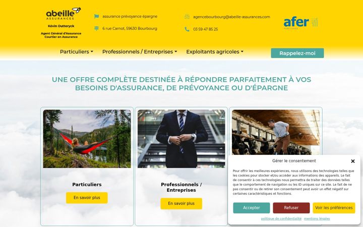 Ekrano kopija assurance-prevoyance-epargne.fr