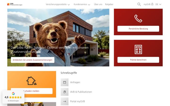 Screenshot of assurance-privees.ch