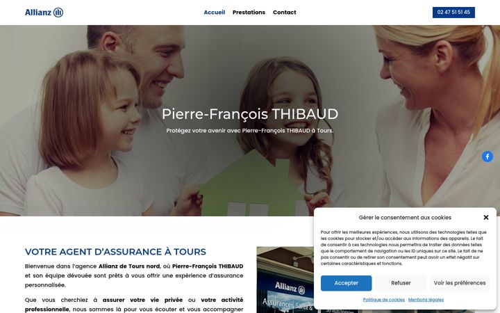 Ekrano kopija assurance-thibaud-tours.fr