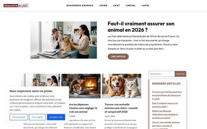 Screenshot of assuranceaupoil.fr