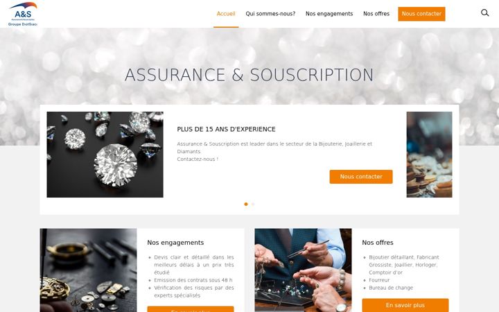 Ekrano kopija assuranceetsouscription.fr