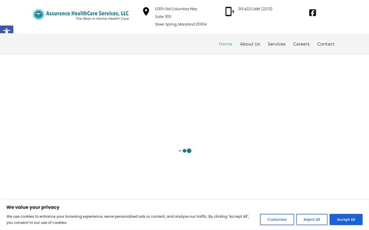 Screenshot of assurancehealthcare1992.com