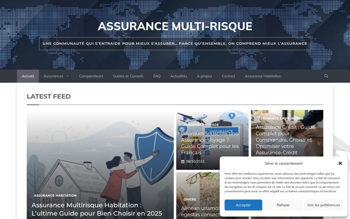 Screenshot of assurancemultirisque.com