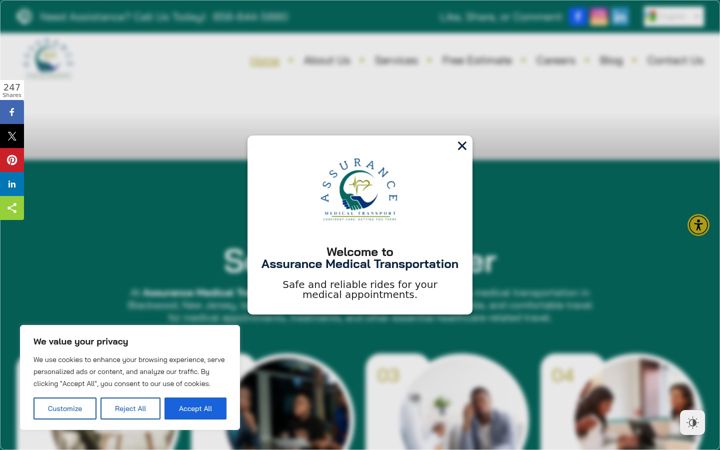 Captura de pantalla de assurancenemt.com