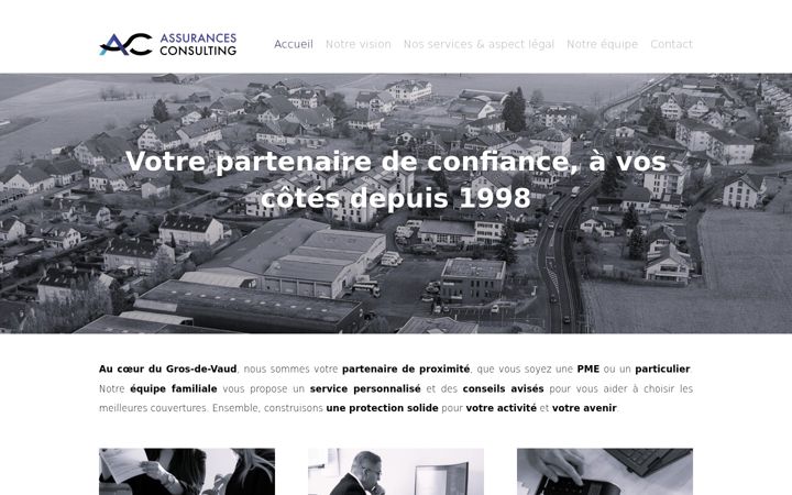 Screenshot of assurances-consulting.ch