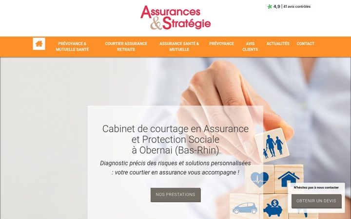Ekrano kopija assurances-et-strategie.fr
