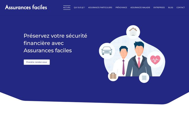 Zrzut ekranu assurances-faciles.ch