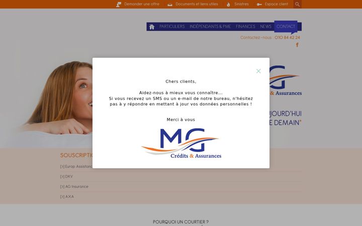 Screenshot di assurances-gilson.be