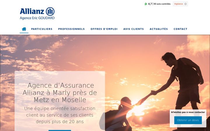 Screenshot of assurances-metz-marly.fr