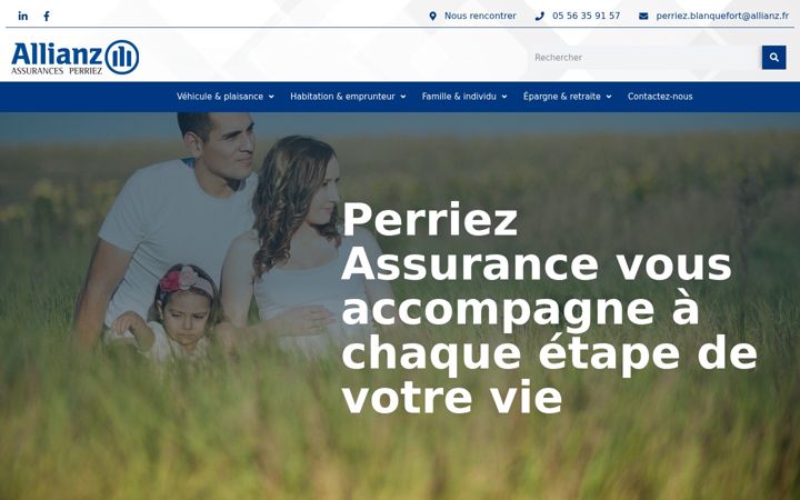 Ekrano kopija assurances-perriez.fr