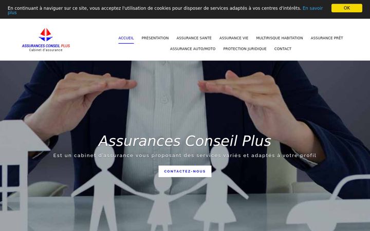 Screenshot of assurancesconseilplus.com