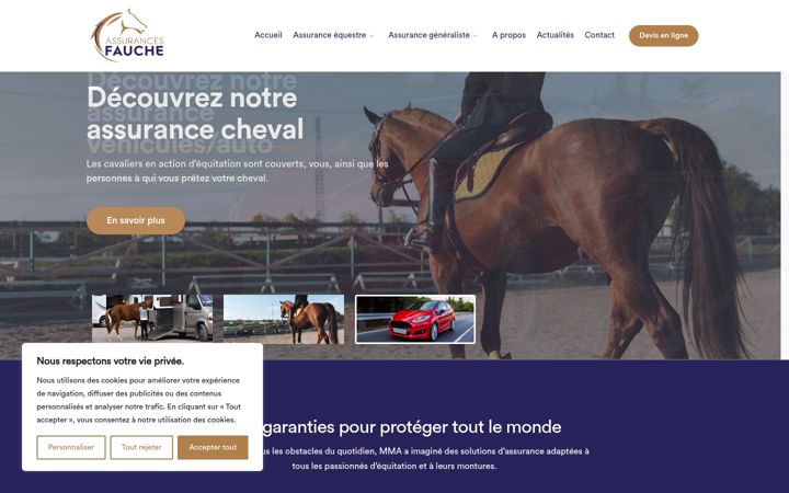 Ekrano kopija assurancesfauche.fr