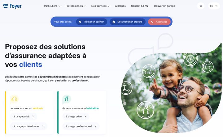 Screenshot of assurancesfoyer.be