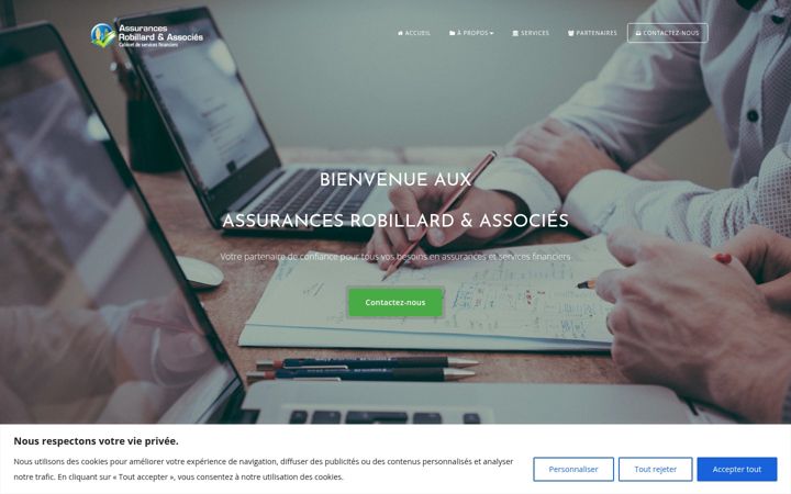 Screenshot of assurancesrobillard.com