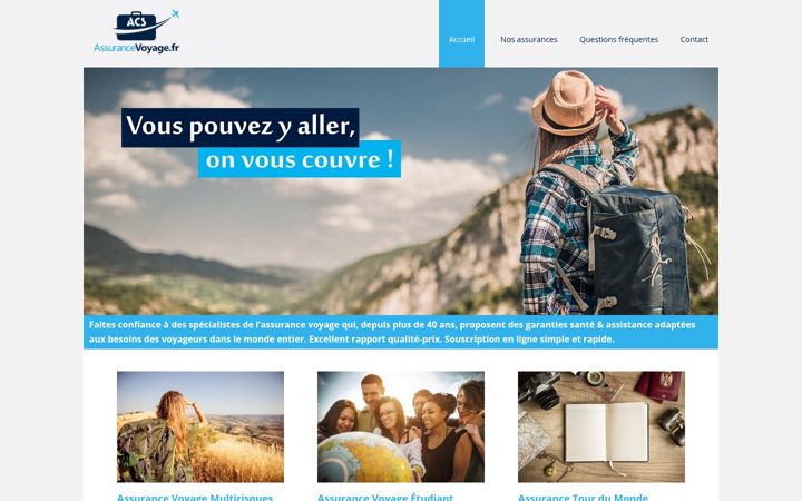 Screenshot of assurancevoyage.fr