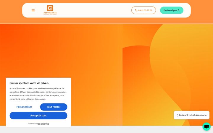 Captura de ecrã de assurancia.net