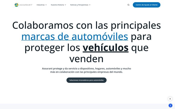Screenshot von assurant.es