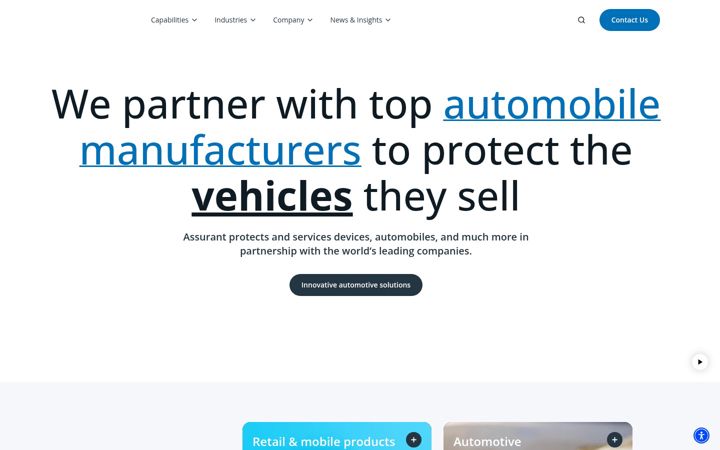 Screenshot of assurant.in