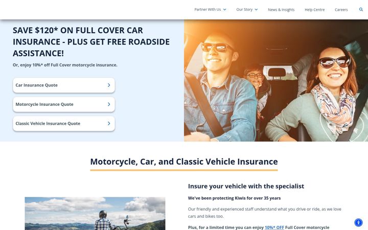 Screenshot of assurant.nz
