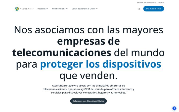 Screenshot of assurant.pe