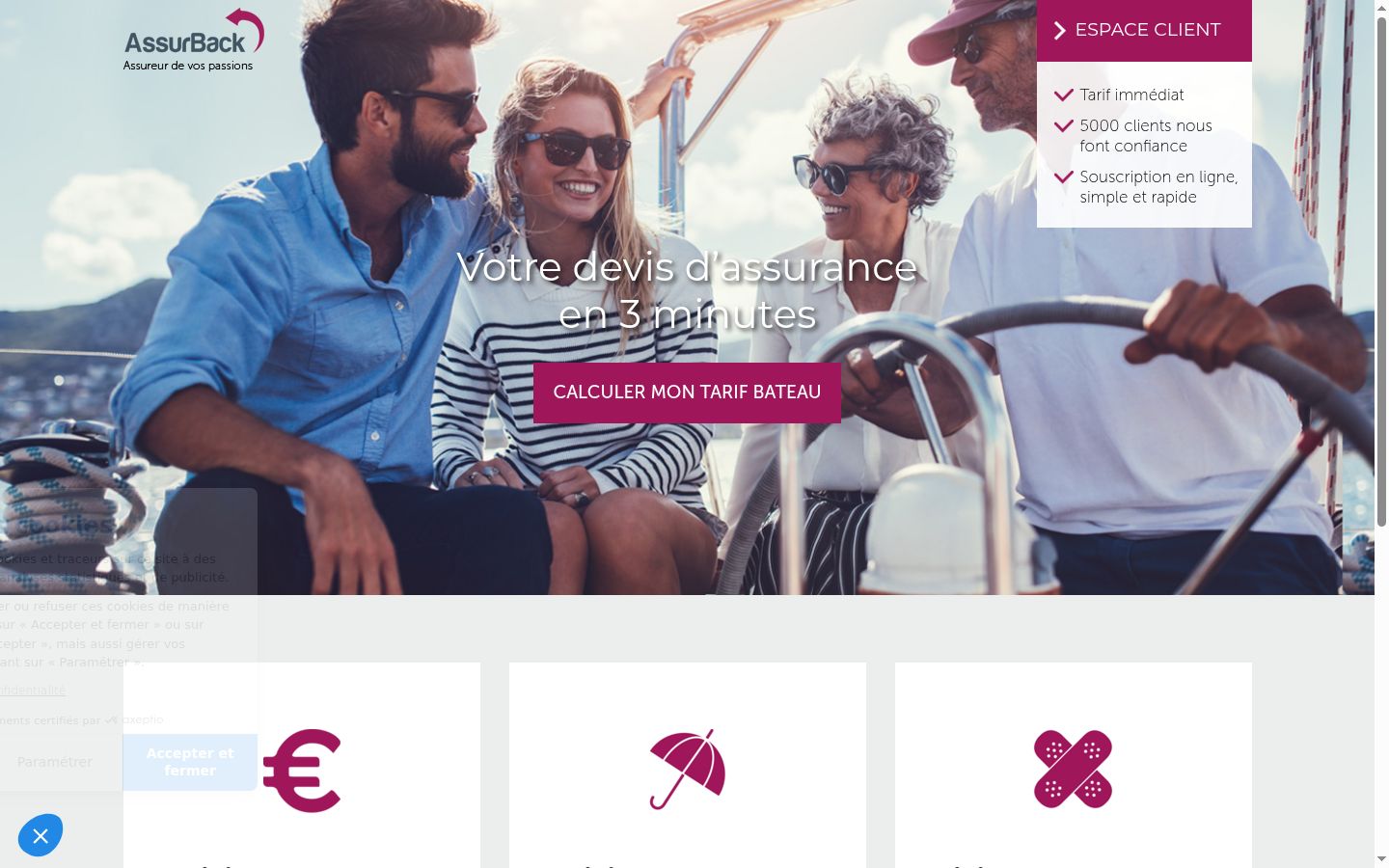 Screenshot van de toestemmingsbanner zoals getoond vóór enige interactie