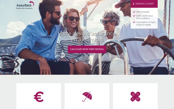 Screenshot of assurback.com