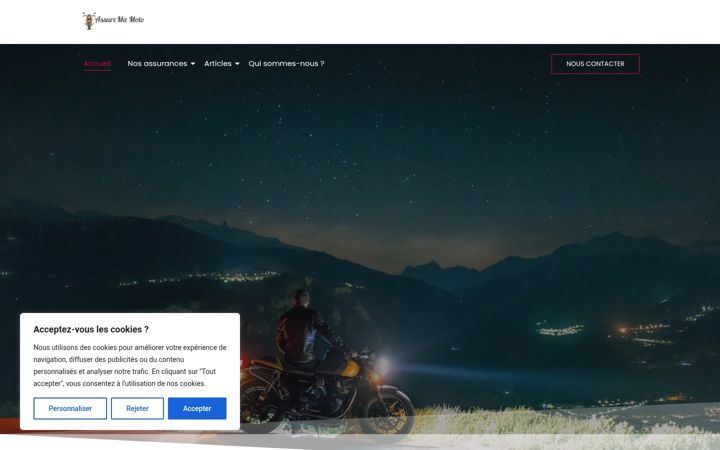 Captură de ecran a assure-ma-moto.fr