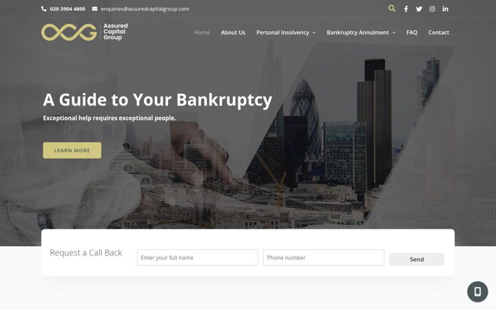 Screenshot of assuredcg.com