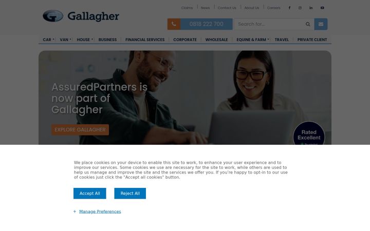 Screenshot von assuredpartners.ie