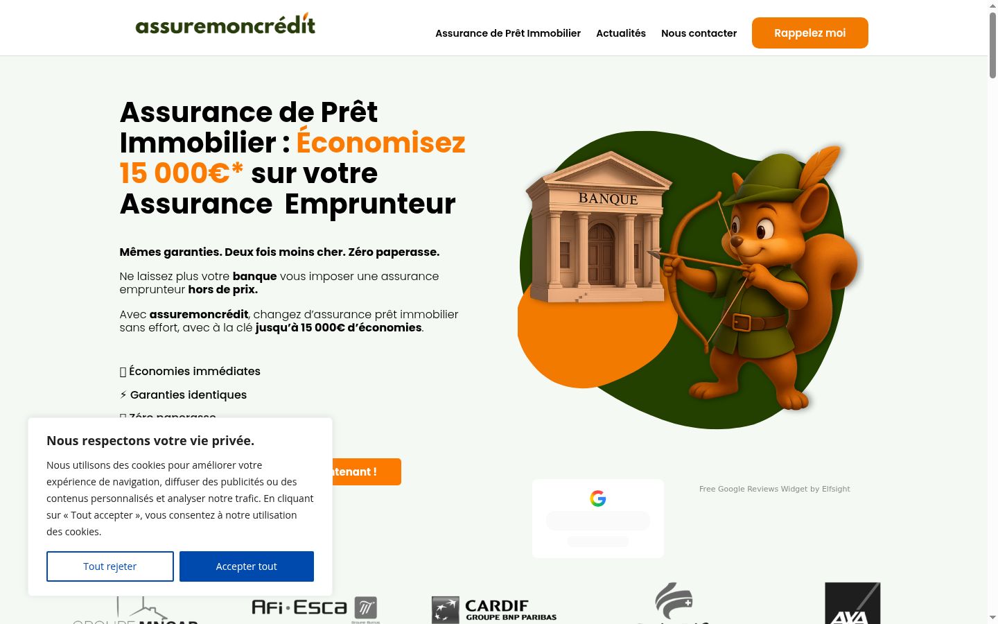 Screenshot tal-banner tal-kunsens muri qabel kwalunkwe interazzjoni