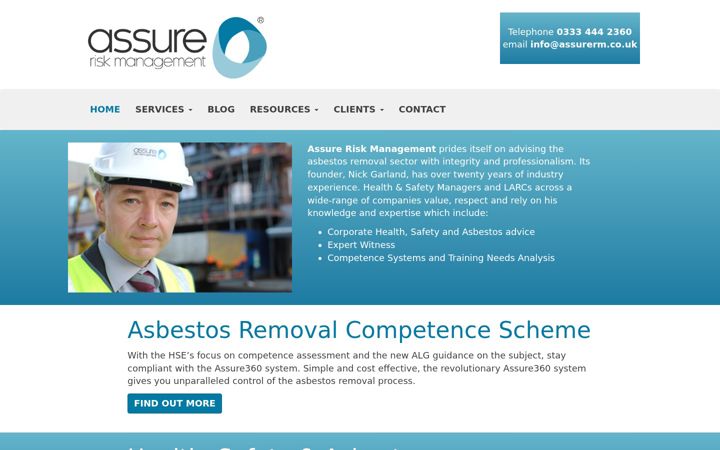 Screenshot of assurerm.co.uk