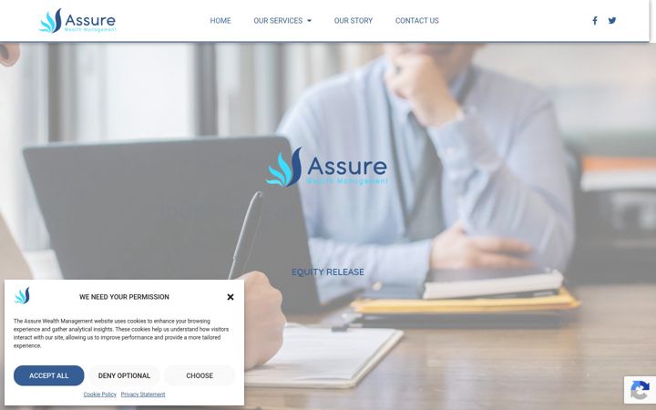 Screenshot of assurewm.co.uk