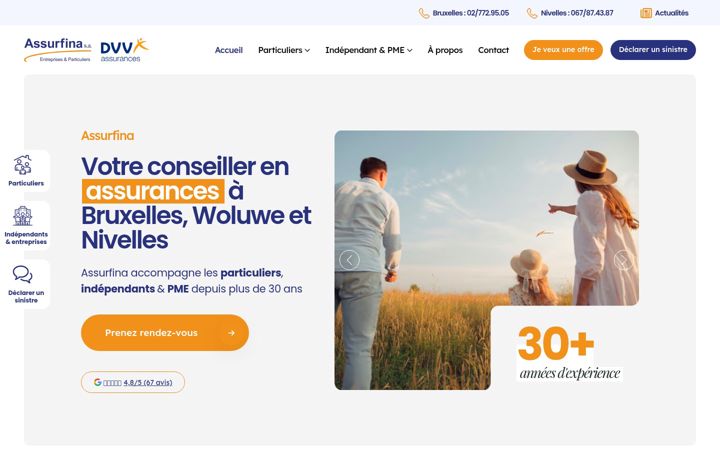 Screenshot of assurfina.com