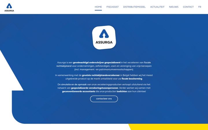 Screenshot of assurga.be